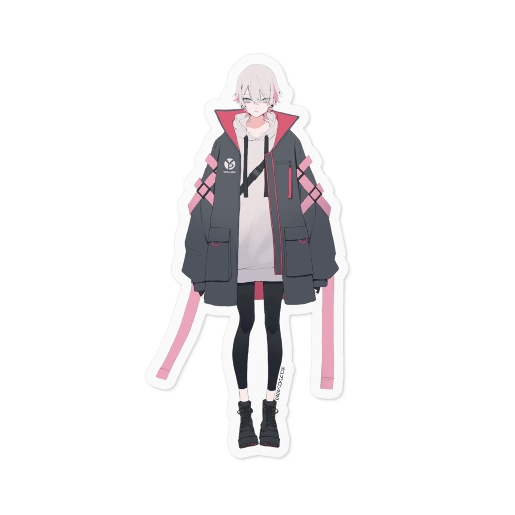 公式 クリアステッカー 中 2d三面図ver ユプシロン Yupsilon Official Shop Booth