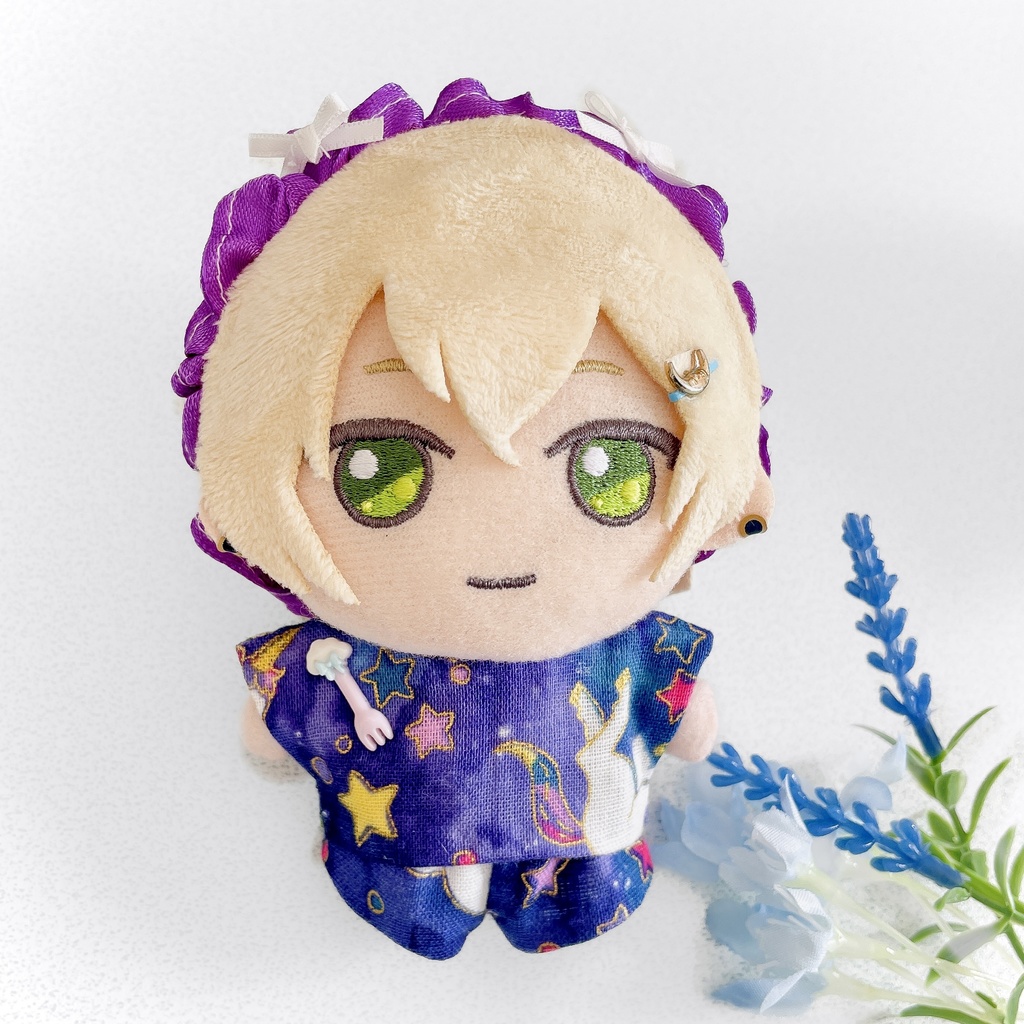 ぬい服3点セット ファンシーカラー 11cm 12cm にじぱぺっと