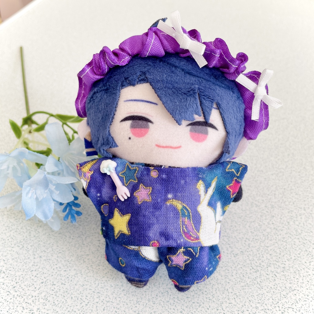 3点セットファンシーカラーのぬい服 11cm 12cm にじぱぺっと