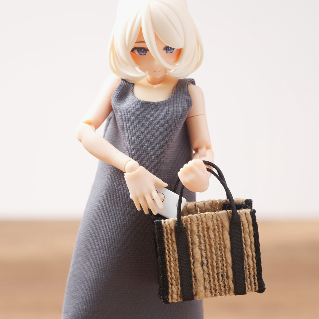 バッグ(カゴ風)4色展開