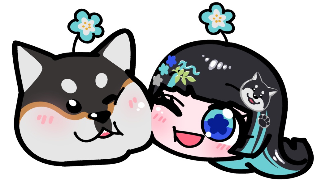 【 ほっぺたむぎゅっと / にっこりVer. 】アクリルキーホルダー