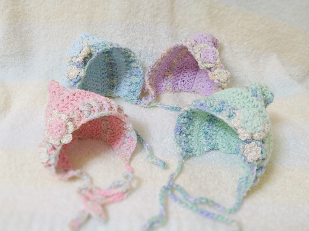 花のピクシー帽子