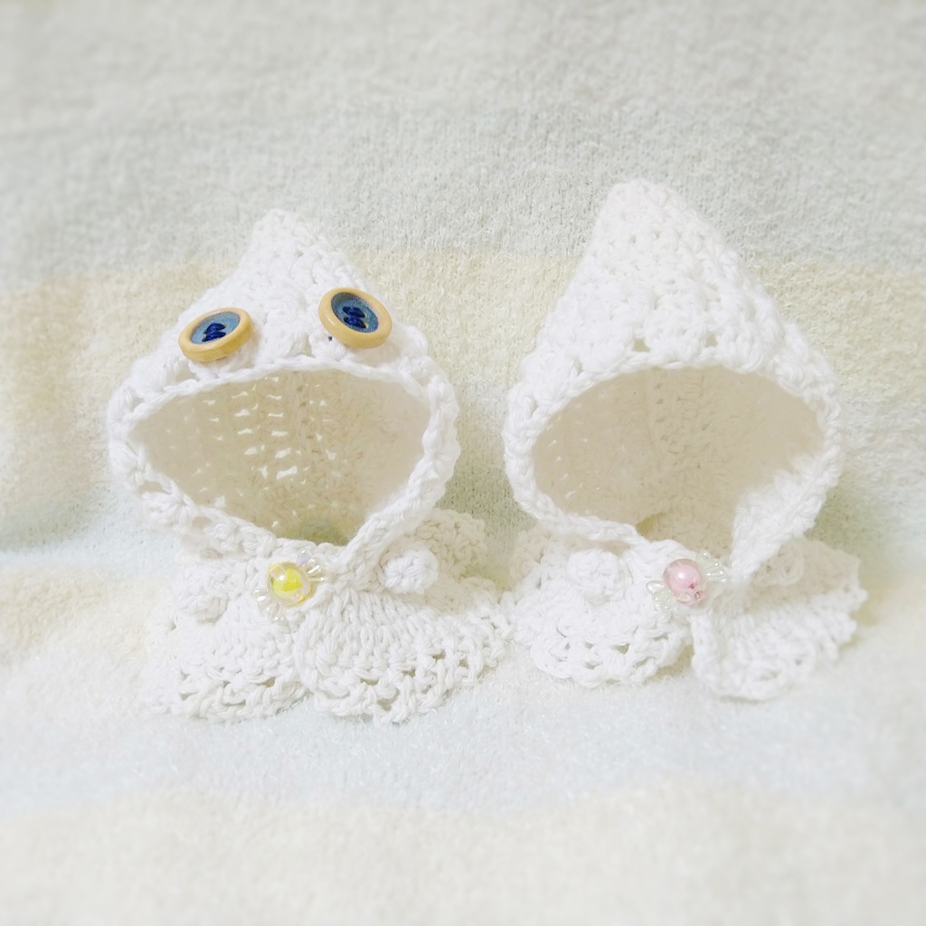 ハロウィンのゴースト風ケープ