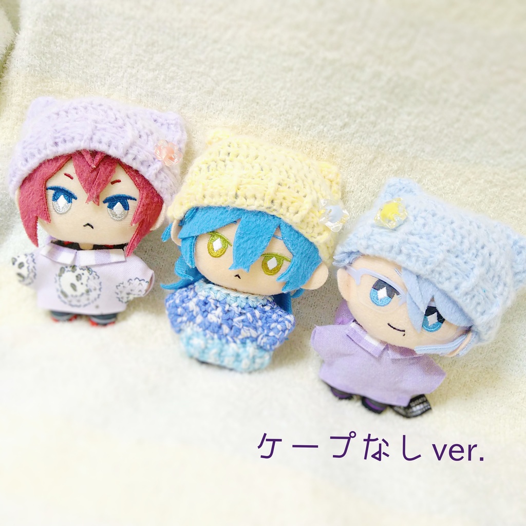 ネコ耳ニット帽子&ケープ【1】