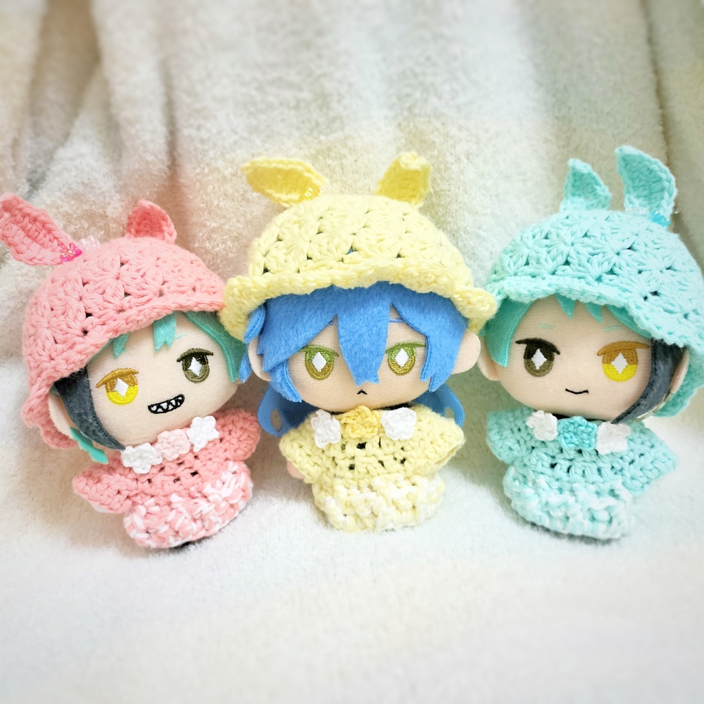 花うさぎの帽子&セーターセット【その1】