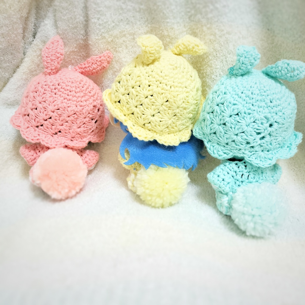 花うさぎの帽子&セーターセット【その1】