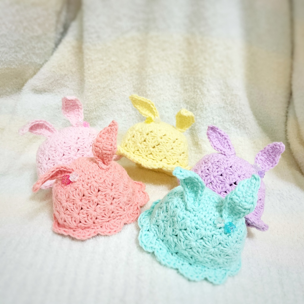 花うさぎの帽子&セーターセット【その2】