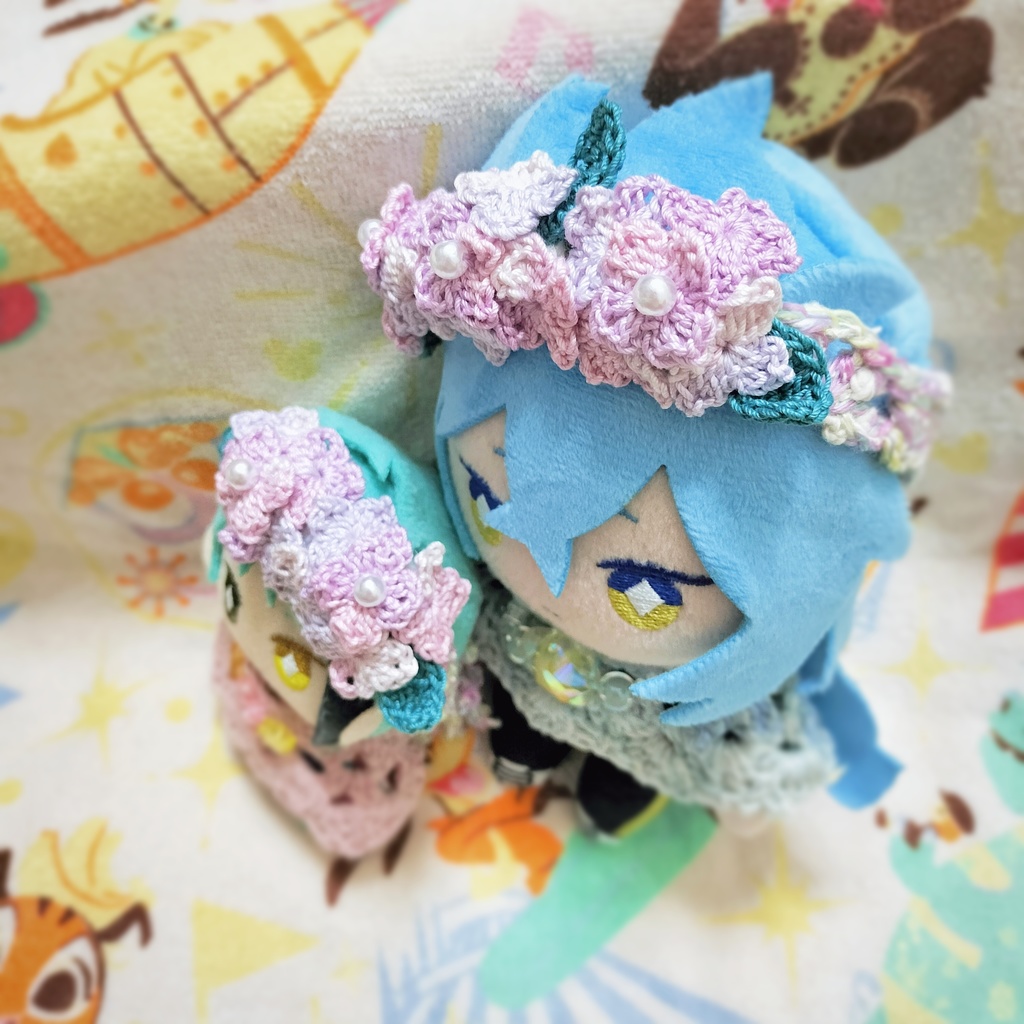 紫陽花の花かんむり