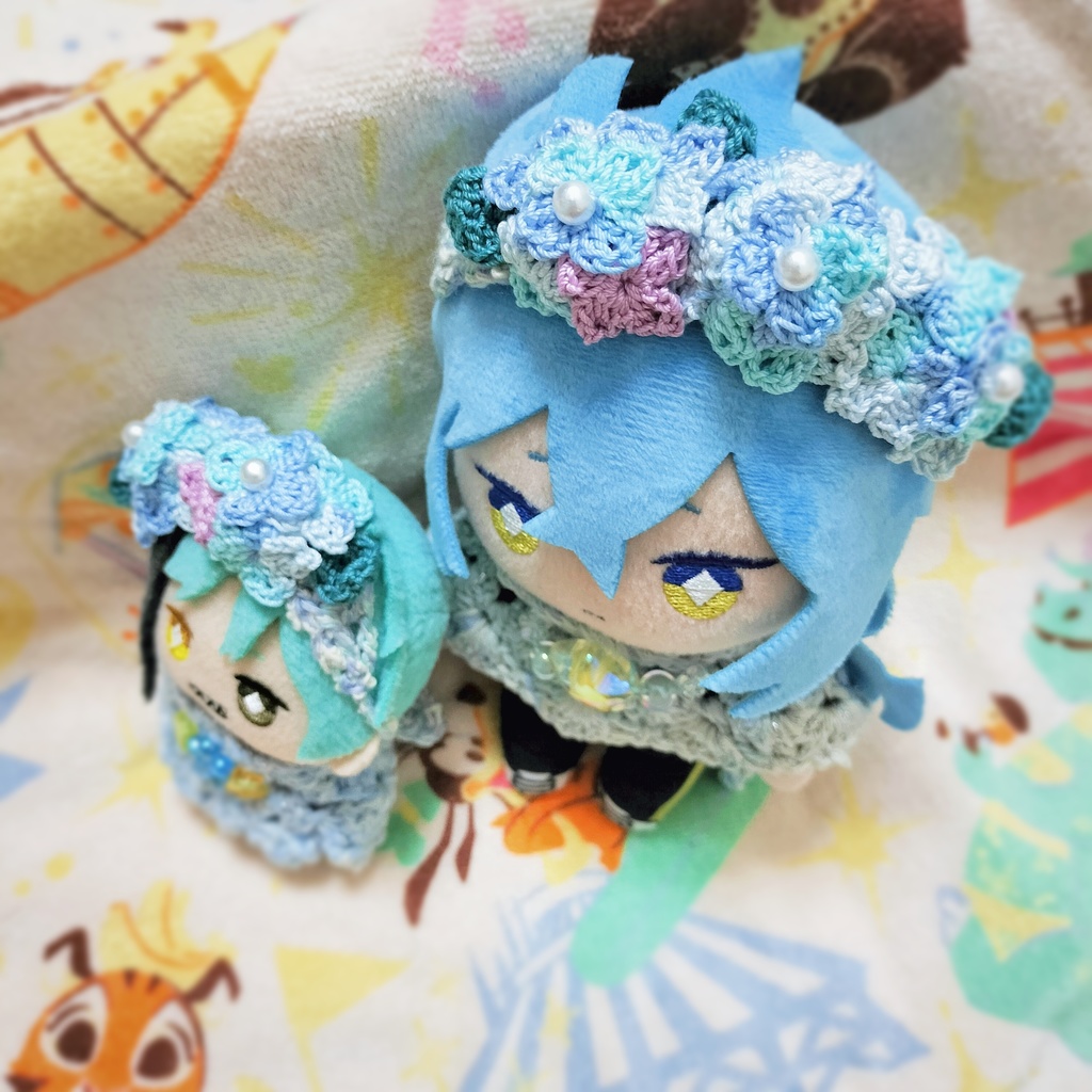 紫陽花の花かんむり