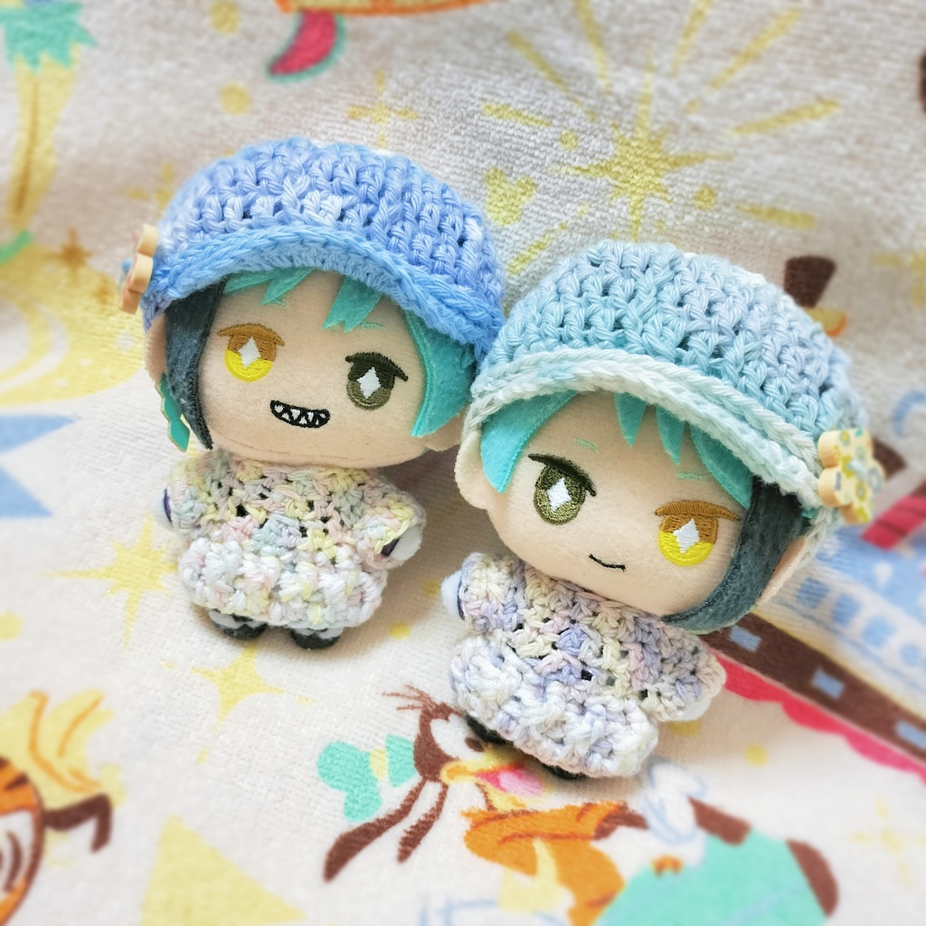 海と山のキャスケット帽子