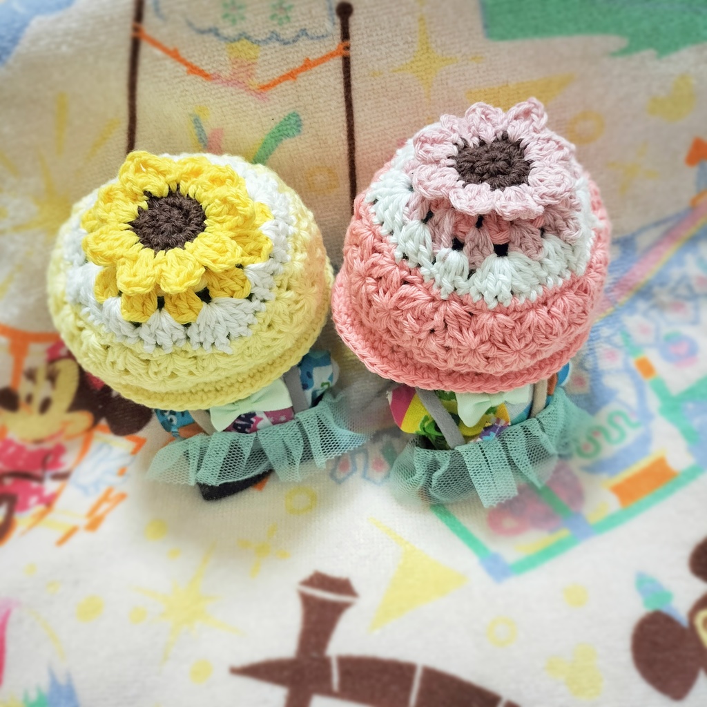 向日葵のバルーンハット