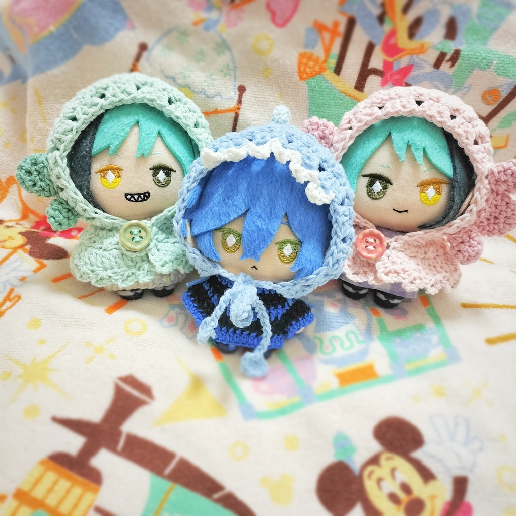 海の生きもの帽子&ケープ