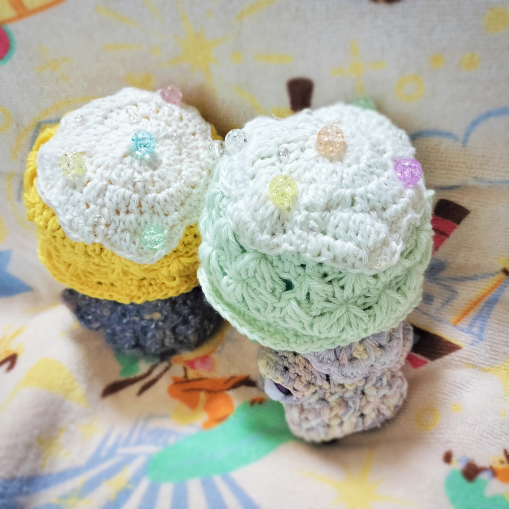 からふるなカップケーキ風帽子