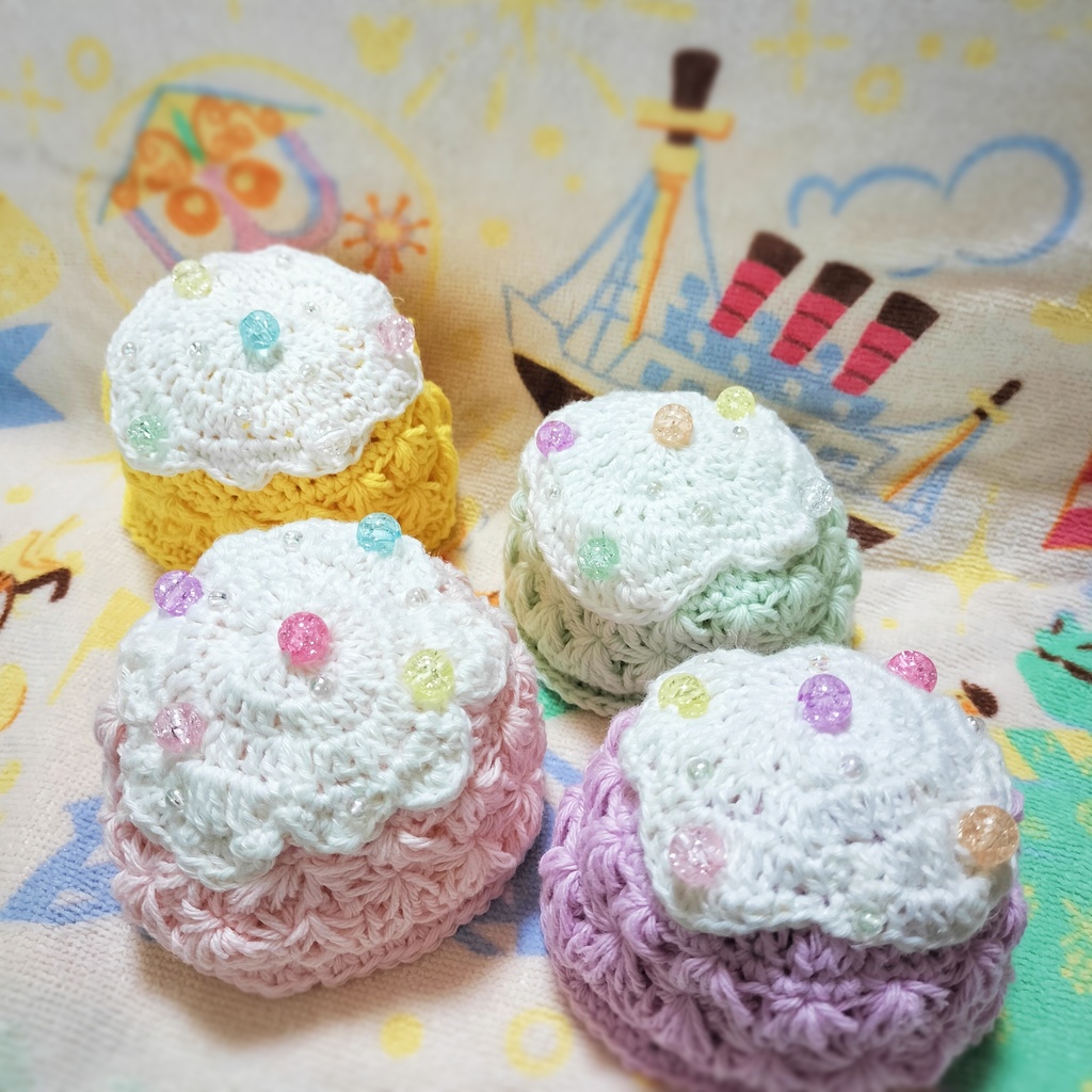 からふるなカップケーキ風帽子