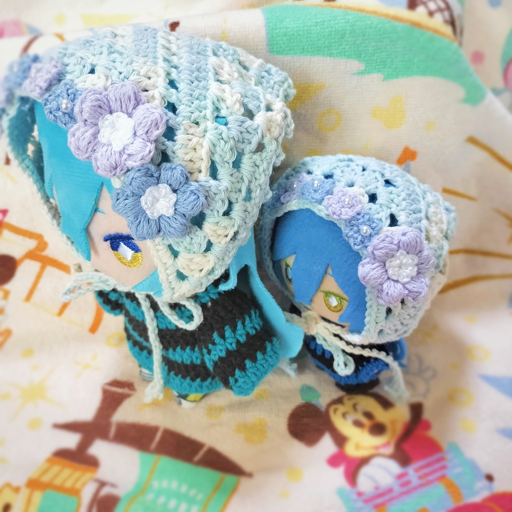 花のバブーシュカ