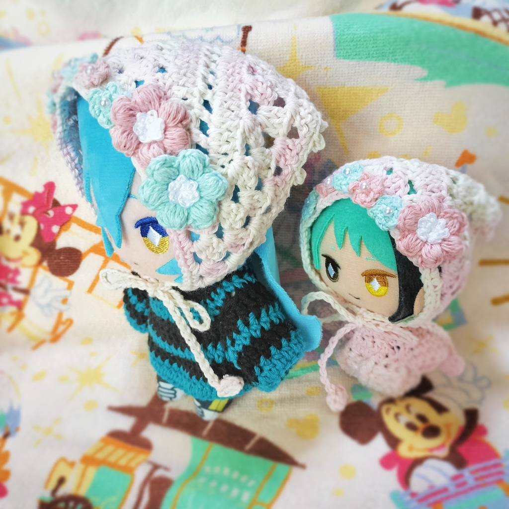 花のバブーシュカ