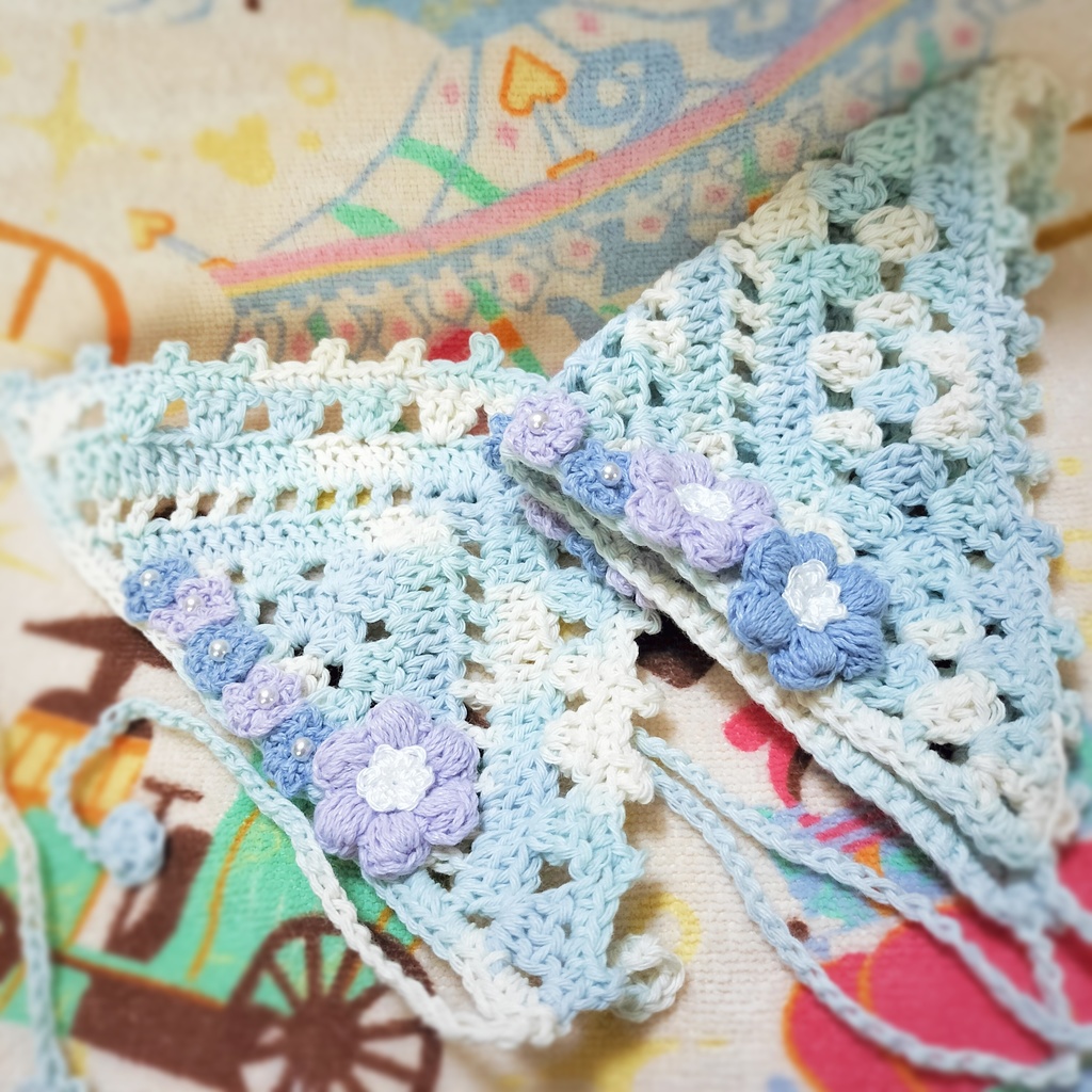 花のバブーシュカ