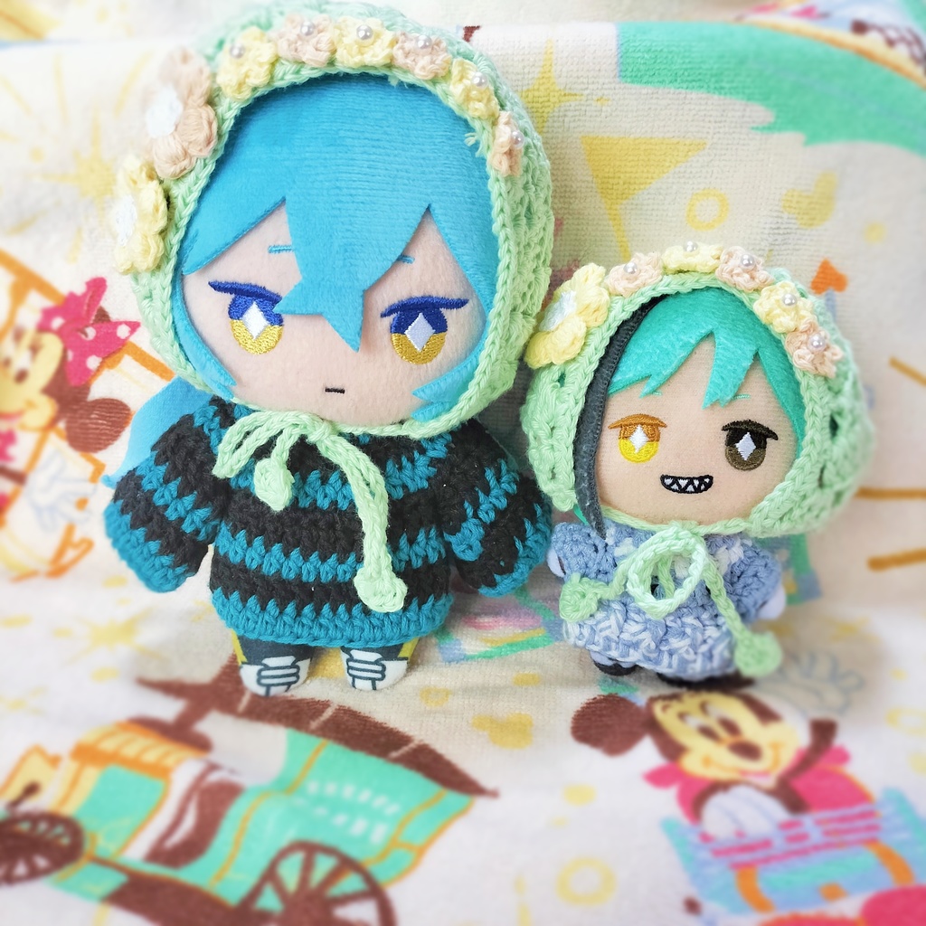 花のバブーシュカ