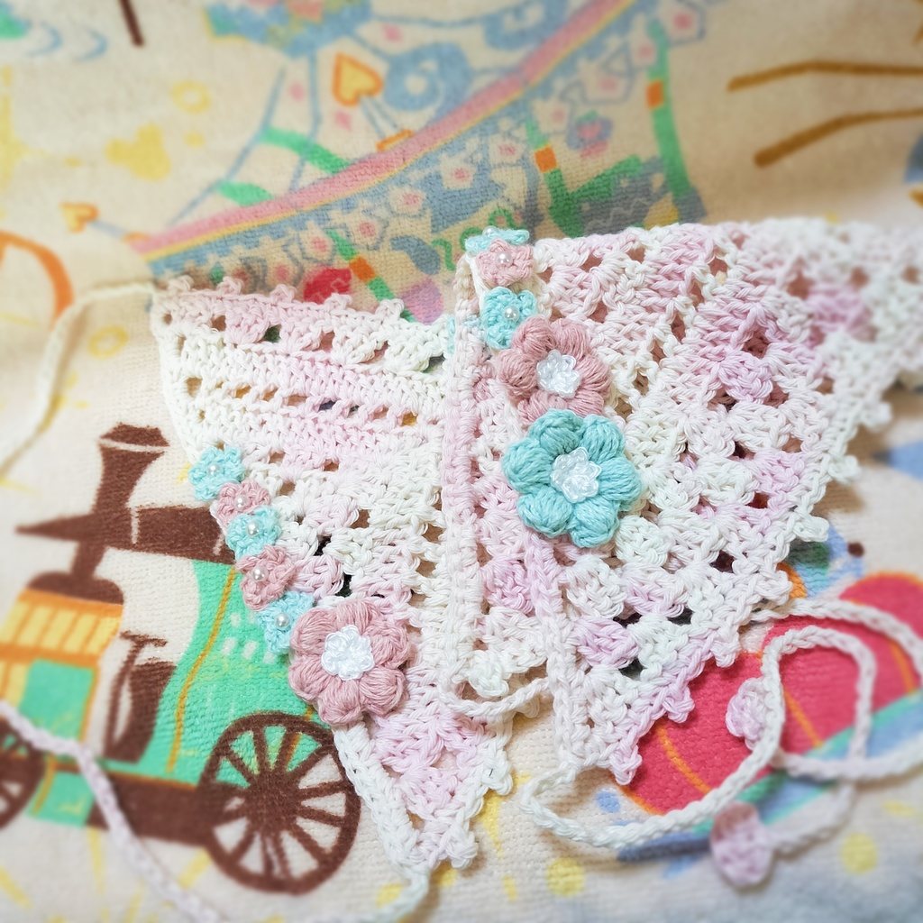 花のバブーシュカ