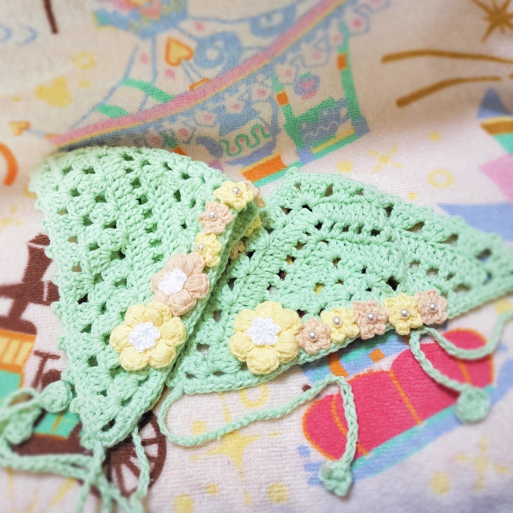 花のバブーシュカ