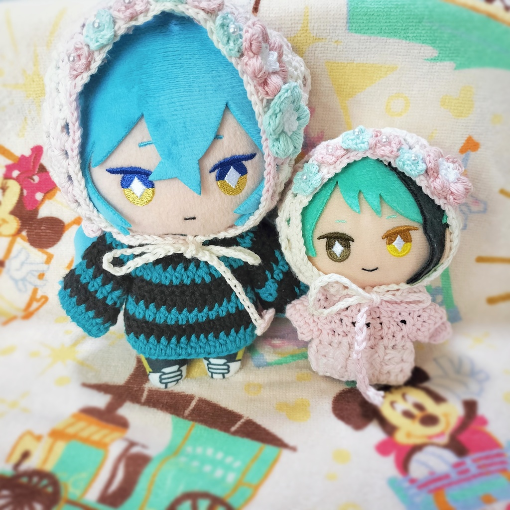 花のバブーシュカ