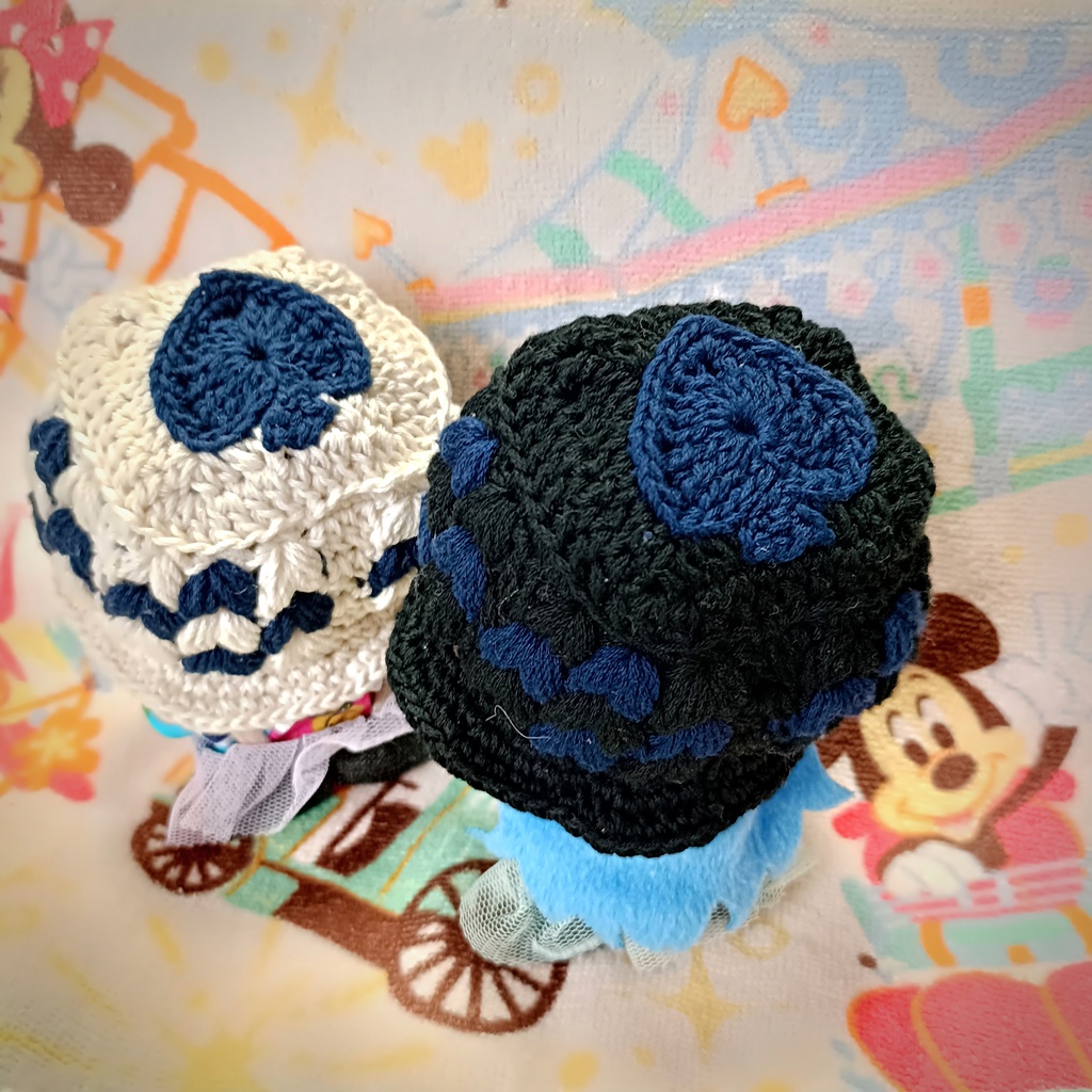 スペード模様のバケットハット