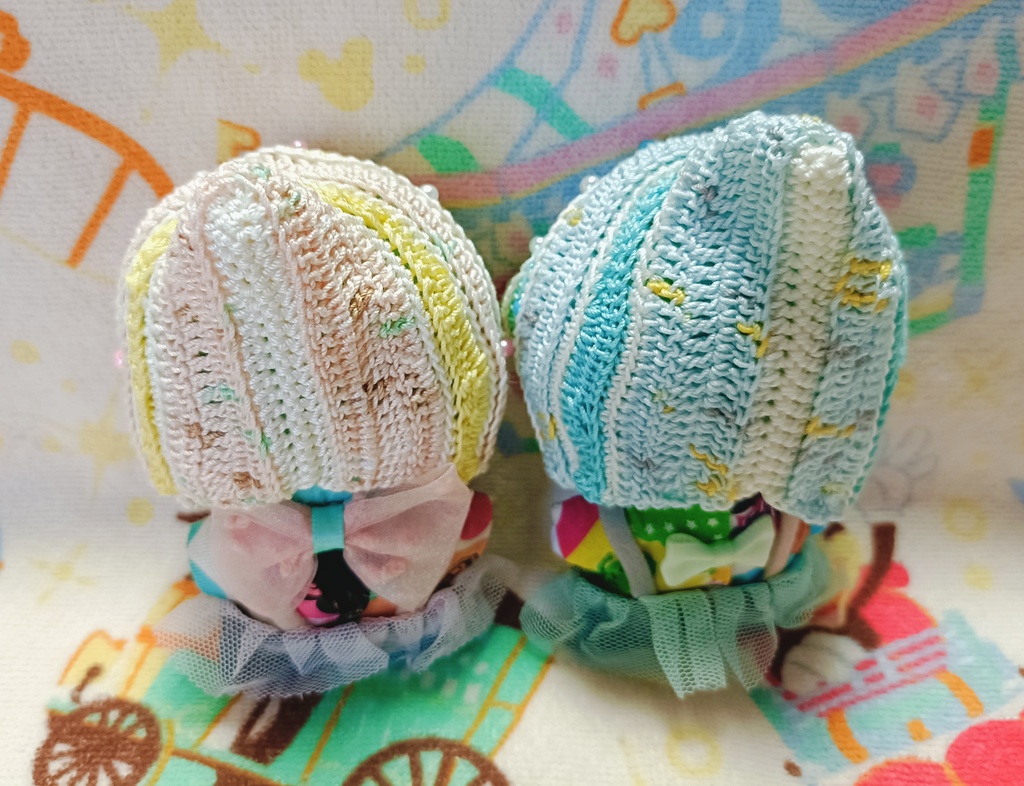 波模様のデザート帽子