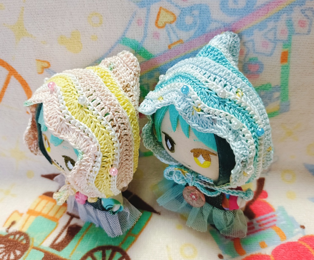 波模様のデザート帽子