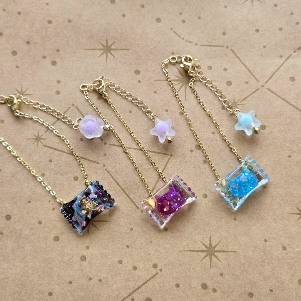 ［ぬいちゃん用ポシェット］ドクロ・ネコ