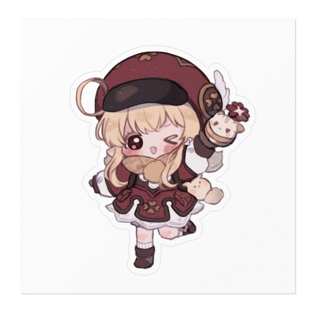 ステッカー(クレー_ドッカン花火)