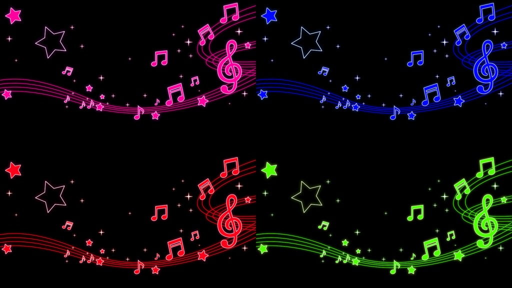 【VTuber配信素材】歌枠・音楽配信用 ステージ背景&装飾パーツセット