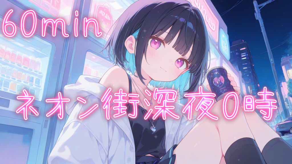 ネオン街深夜0時