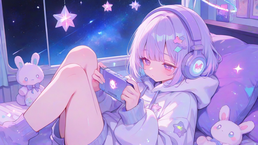 星とうさぎとゲームと