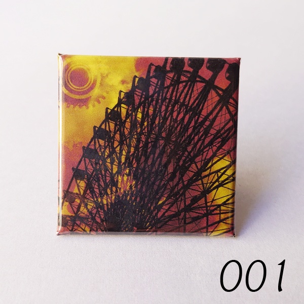 40mmスクエア缶バッチ