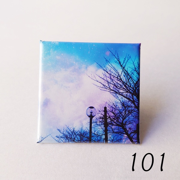 40mmスクエア缶バッチ