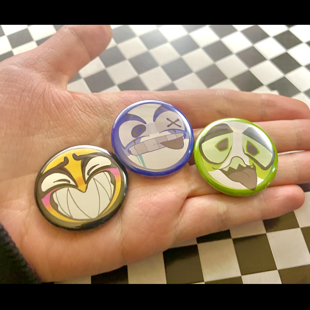 【全3種】エモーション缶バッジ【32mm】