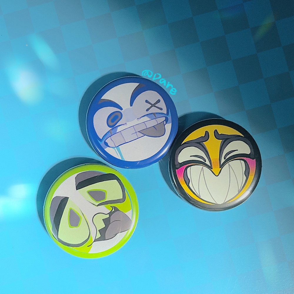 【全3種】エモーション缶バッジ【32mm】