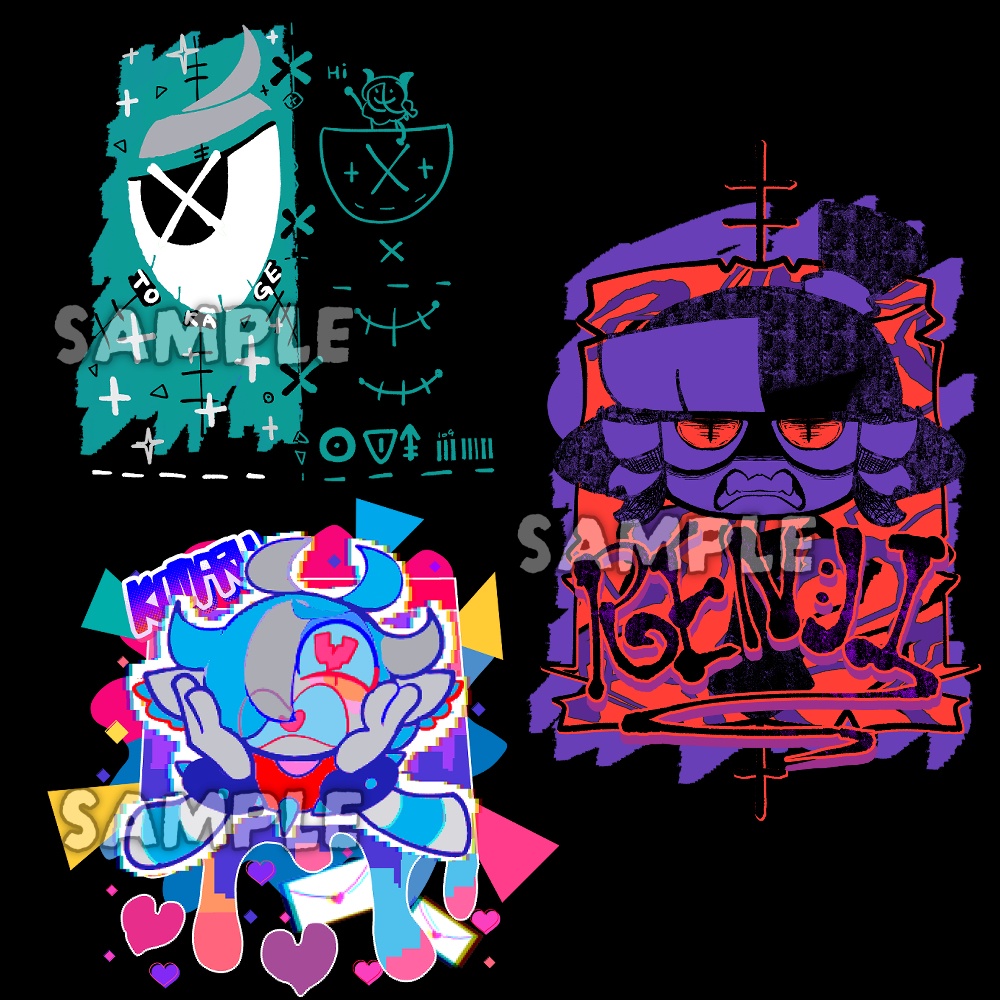 【全3種】デザイアートTシャツ【DO TEINŌ CLUB|ド低能クラブ】