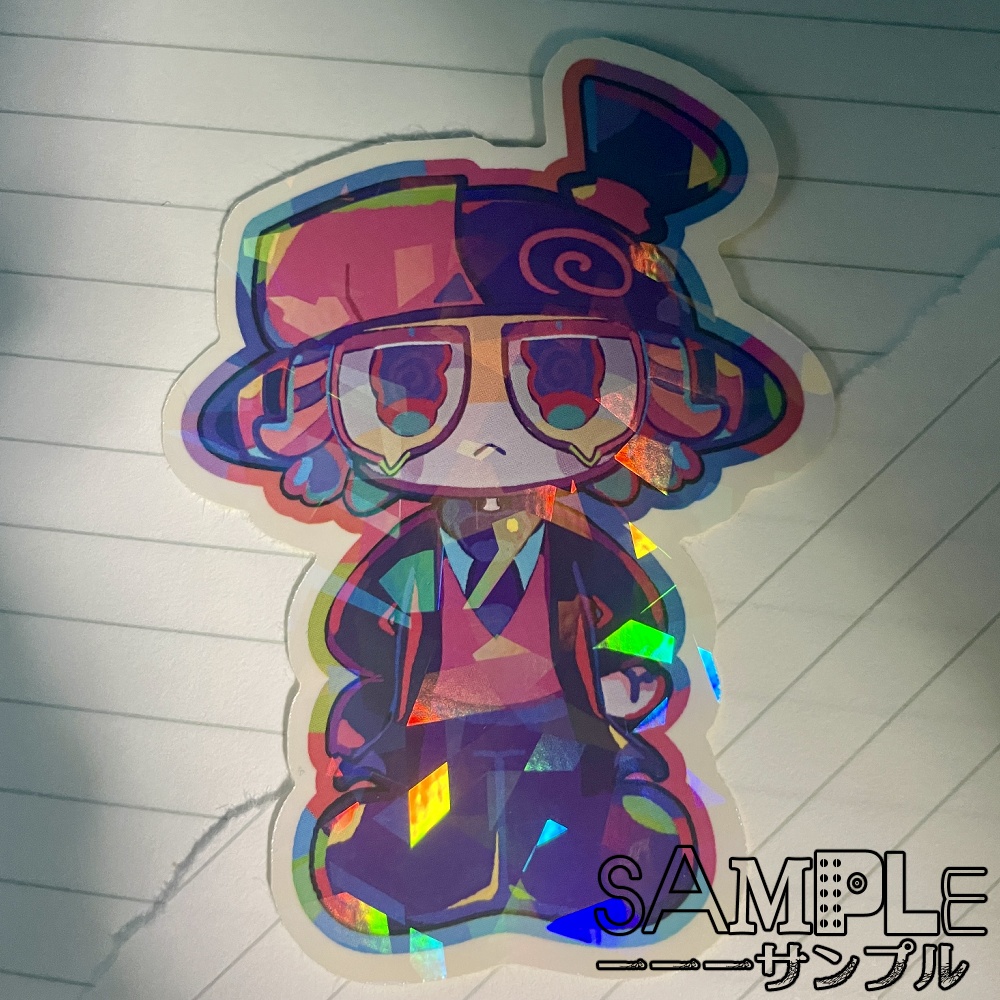 【全3種】ド低能ホログラムステッカー【DO TEINŌ CLUB|ド低能クラブ】