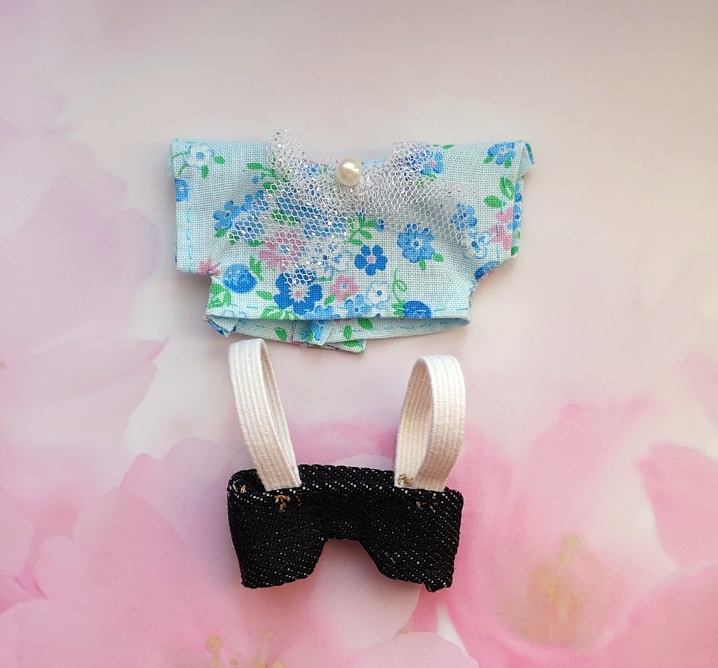 おしゃれシャツ+デニムパンツセット②