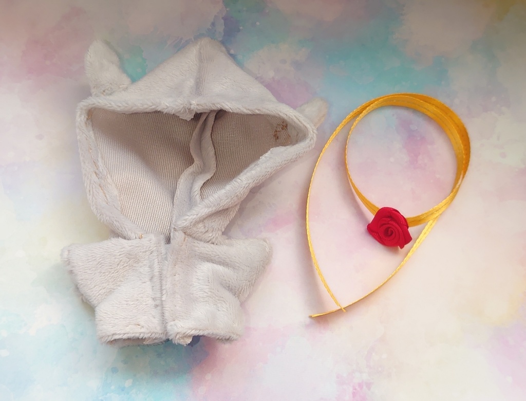 ヤギ風パーカー(グレー)