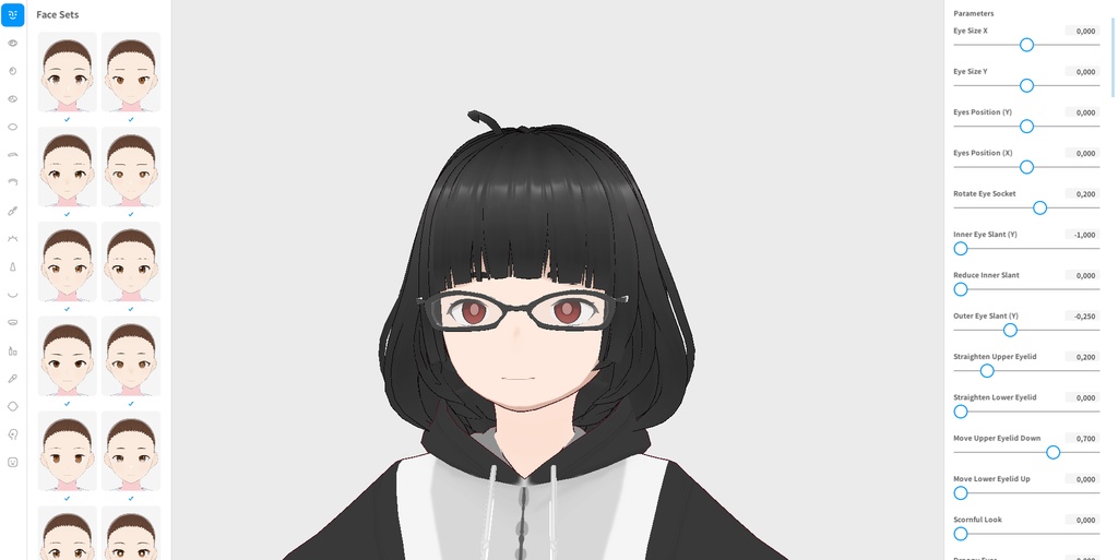 [VRoid Studio Stable ver.] Kumo - just a normal boy with eyeglasses