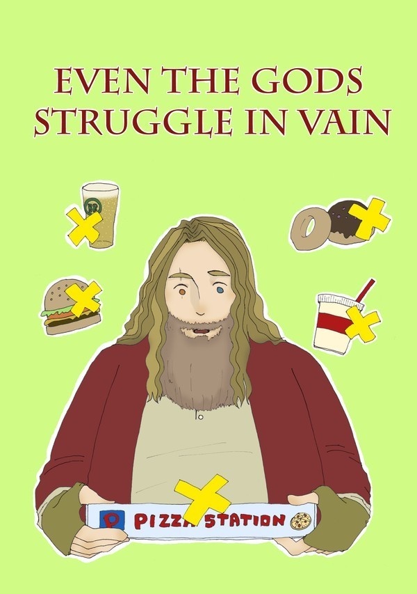 even the gods struggle in vain