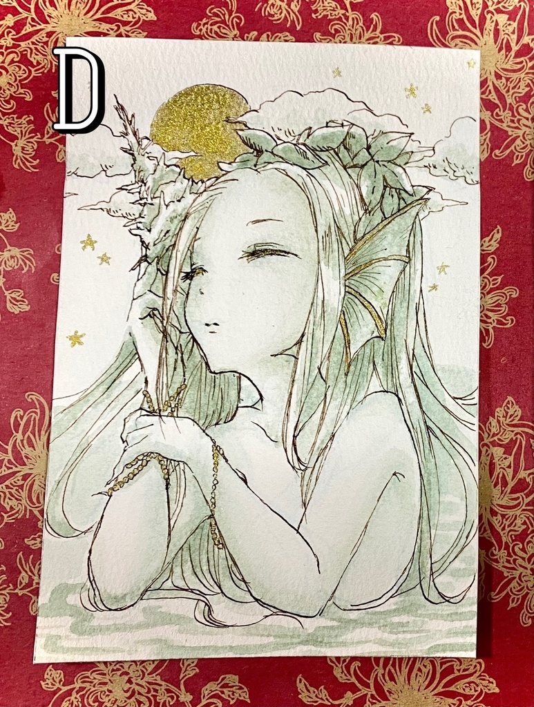 【原画】人魚ドローイング10種
