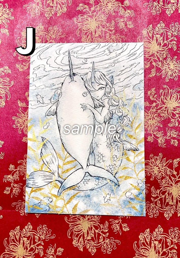 【原画】人魚ドローイング10種