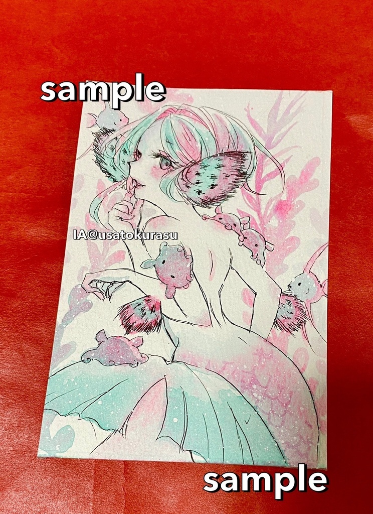 【原画】人魚ドローイング10種