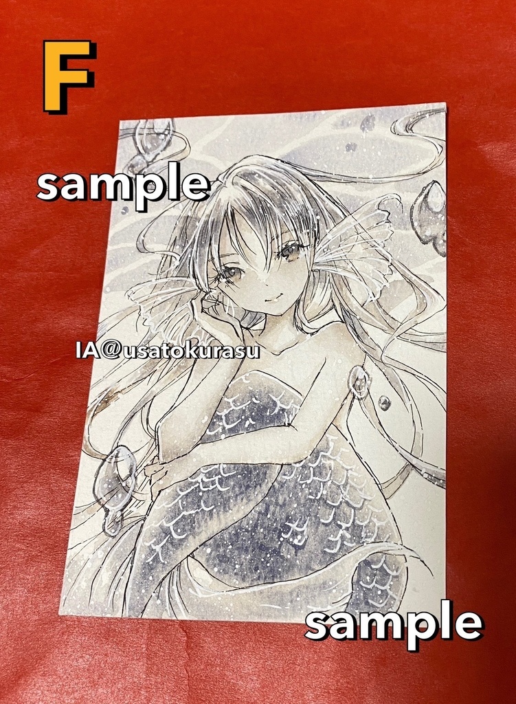 【原画】人魚ドローイング10種