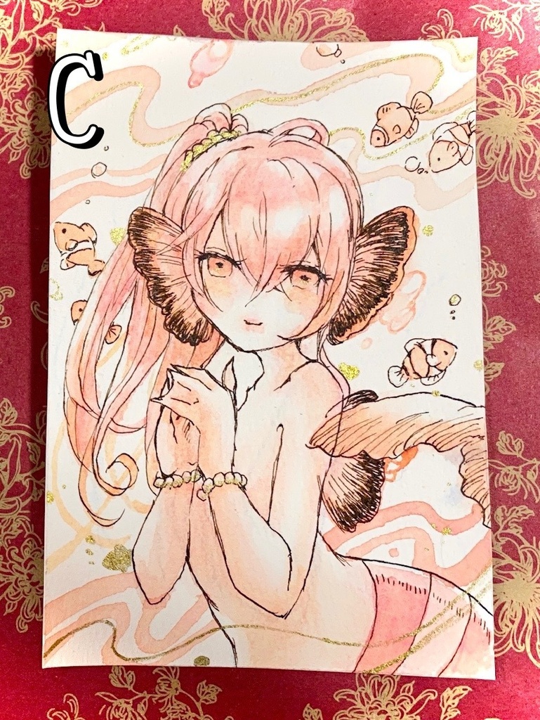 【原画】人魚ドローイング10種