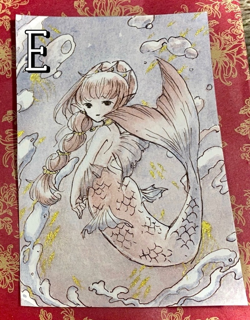 【原画】人魚ドローイング10種