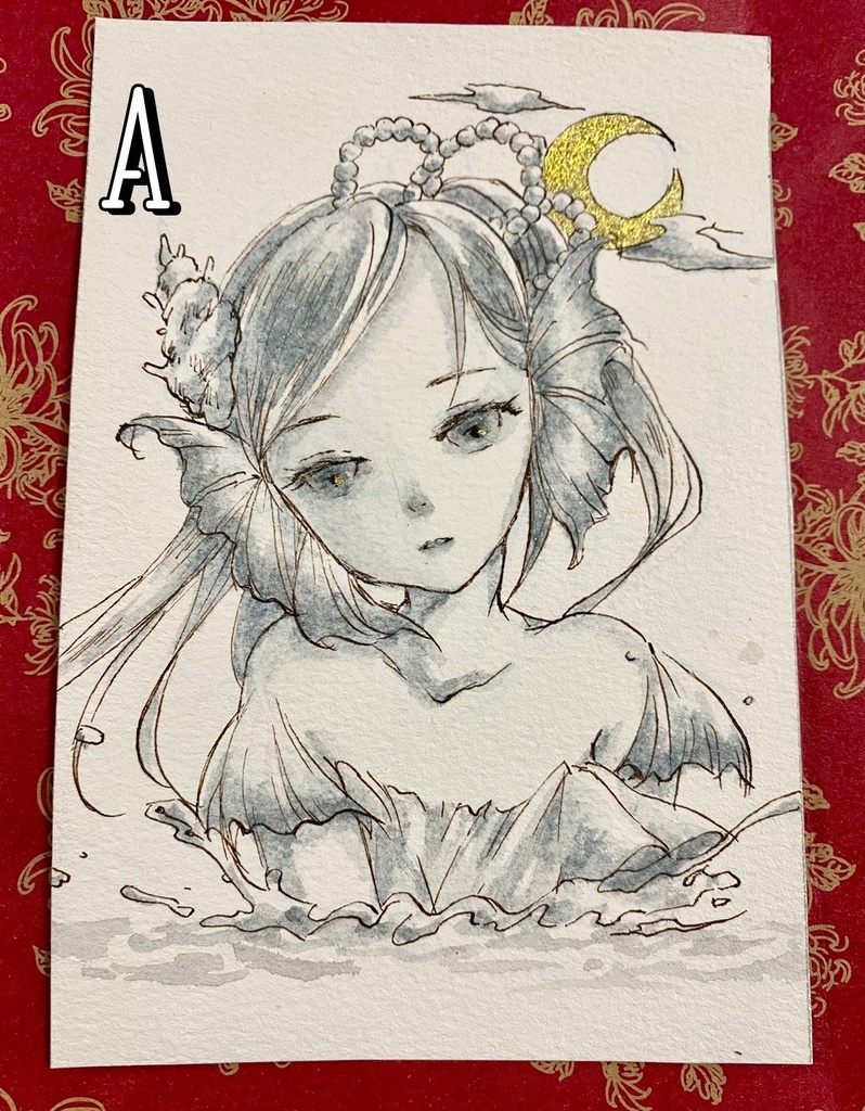 【原画】人魚ドローイング10種